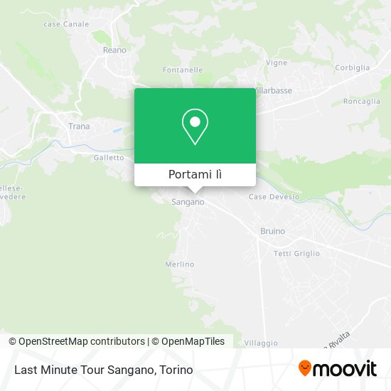 Mappa Last Minute Tour Sangano