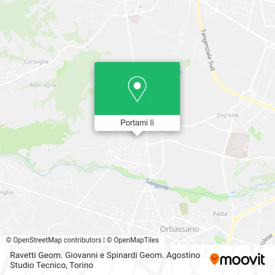 Mappa Ravetti Geom. Giovanni e Spinardi Geom. Agostino Studio Tecnico