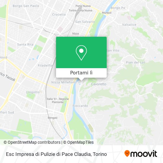 Mappa Esc Impresa di Pulizie di Pace Claudia