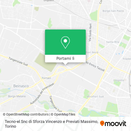 Mappa Tecno-el Snc di Sforza Vincenzo e Previati Massimo