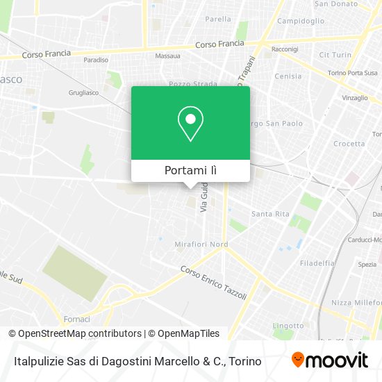 Mappa Italpulizie Sas di Dagostini Marcello & C.