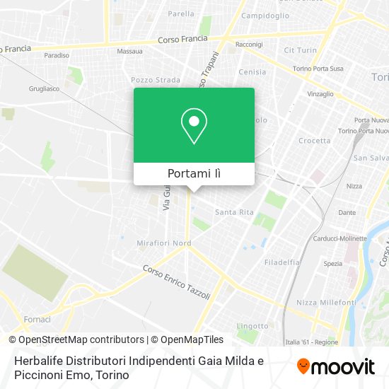 Mappa Herbalife Distributori Indipendenti Gaia Milda e Piccinoni Emo