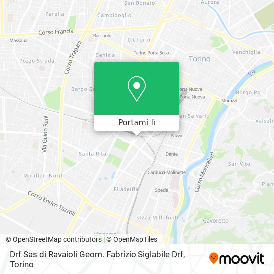 Mappa Drf Sas di Ravaioli Geom. Fabrizio Siglabile Drf
