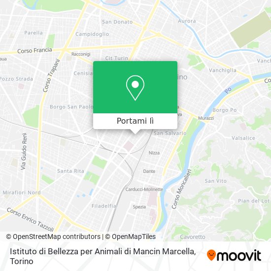 Mappa Istituto di Bellezza per Animali di Mancin Marcella