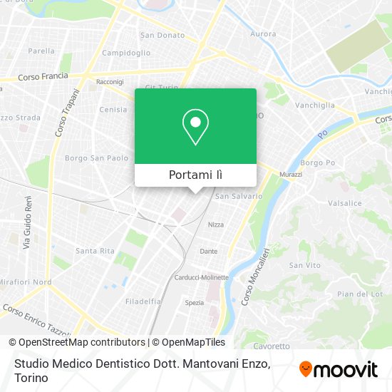 Mappa Studio Medico Dentistico Dott. Mantovani Enzo