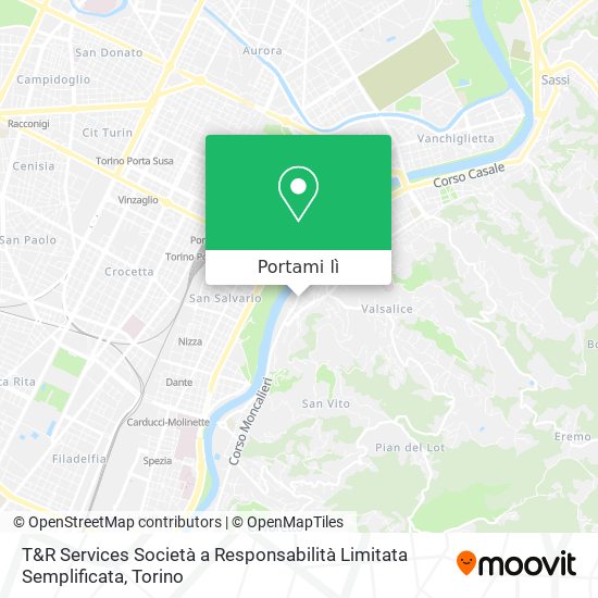 Mappa T&R Services Società a Responsabilità Limitata Semplificata