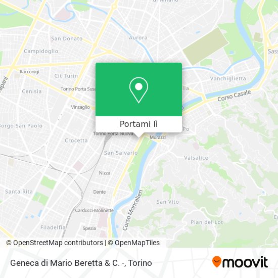 Mappa Geneca di Mario Beretta & C. -