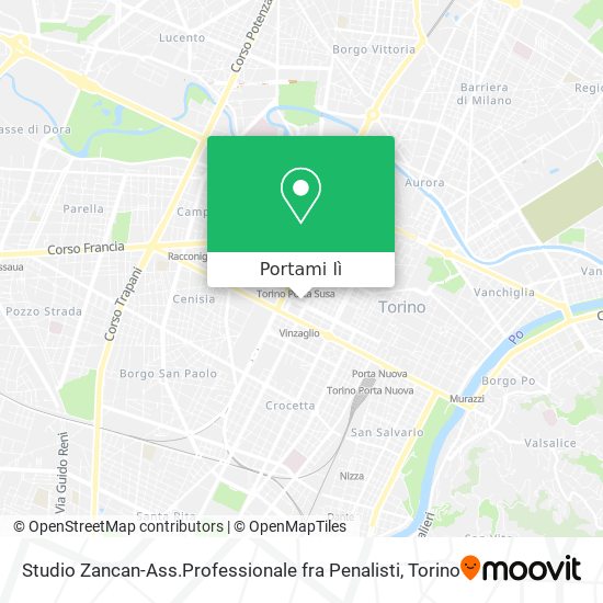 Mappa Studio Zancan-Ass.Professionale fra Penalisti