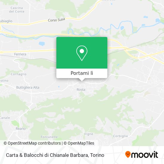 Mappa Carta & Balocchi di Chianale Barbara