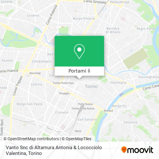 Mappa Vanto Snc di Altamura Antonia & Lococciolo Valentina