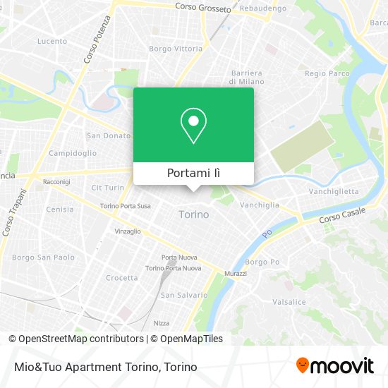 Mappa Mio&Tuo Apartment Torino