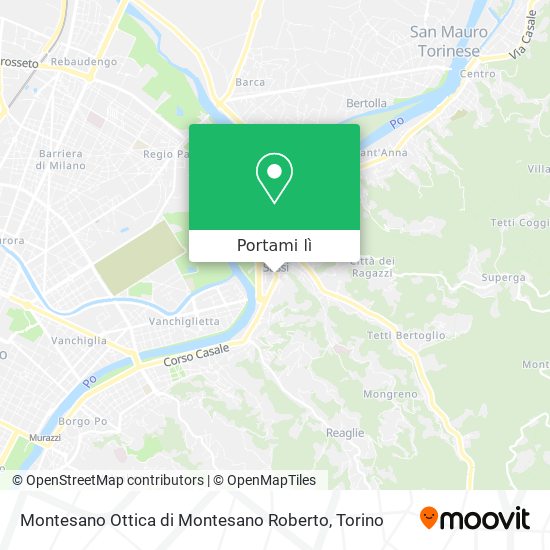Mappa Montesano Ottica di Montesano Roberto