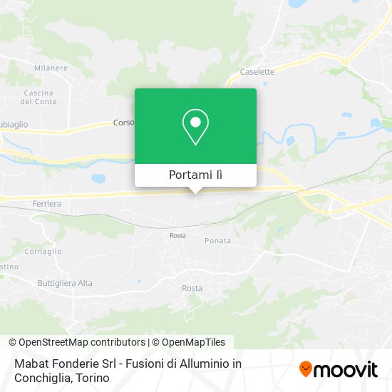 Mappa Mabat Fonderie Srl - Fusioni di Alluminio in Conchiglia