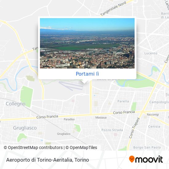 Mappa Aeroporto di Torino-Aeritalia
