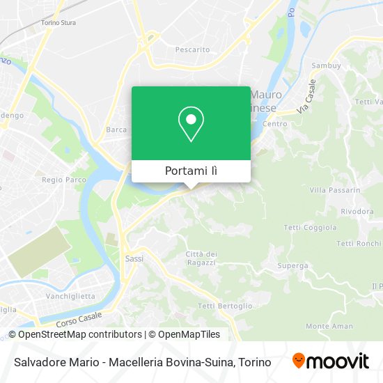 Mappa Salvadore Mario - Macelleria Bovina-Suina