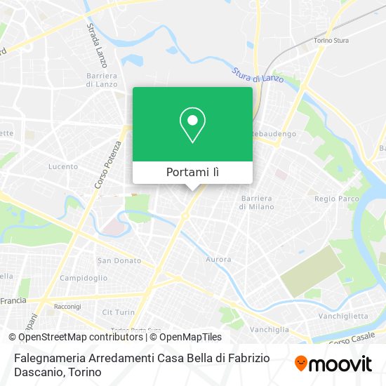 Mappa Falegnameria Arredamenti Casa Bella di Fabrizio Dascanio