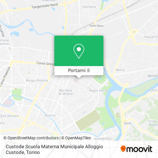 Mappa Custode Scuola Materna Municipale Alloggio Custode