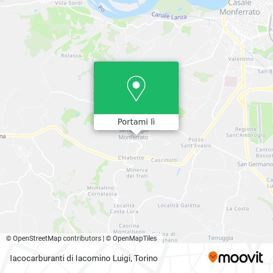 Mappa Iacocarburanti di Iacomino Luigi