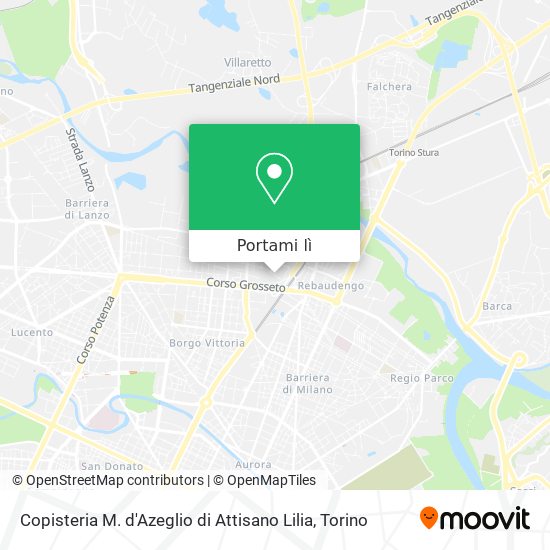 Mappa Copisteria M. d'Azeglio di Attisano Lilia