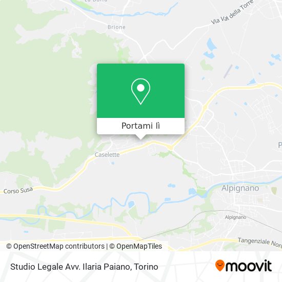 Mappa Studio Legale Avv. Ilaria Paiano