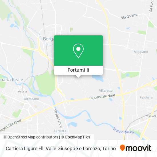 Mappa Cartiera Ligure Flli Valle Giuseppe e Lorenzo