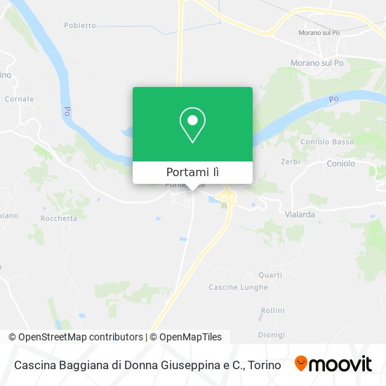Mappa Cascina Baggiana di Donna Giuseppina e C.