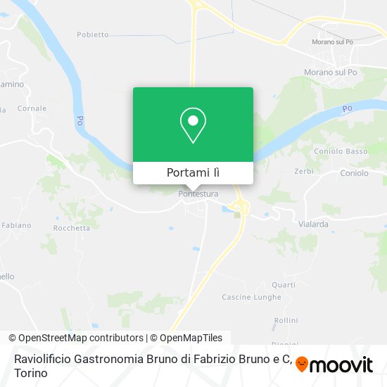 Mappa Raviolificio Gastronomia Bruno di Fabrizio Bruno e C