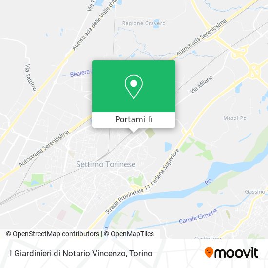 Mappa I Giardinieri di Notario Vincenzo