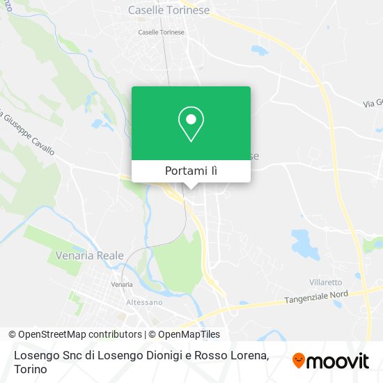 Mappa Losengo Snc di Losengo Dionigi e Rosso Lorena