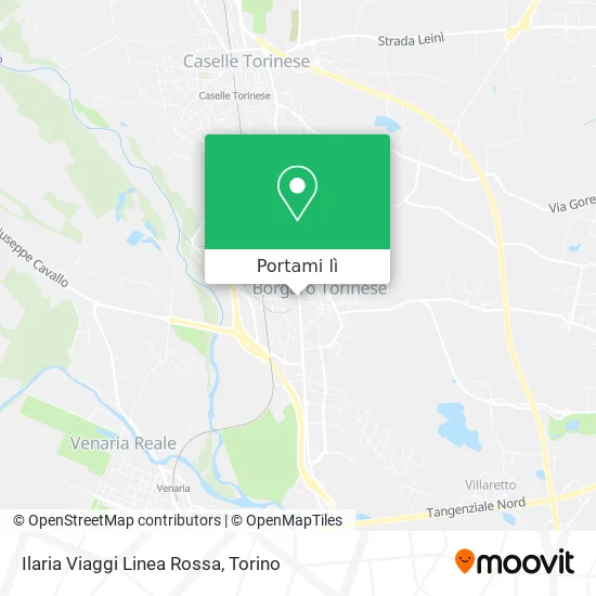 Mappa Ilaria Viaggi Linea Rossa