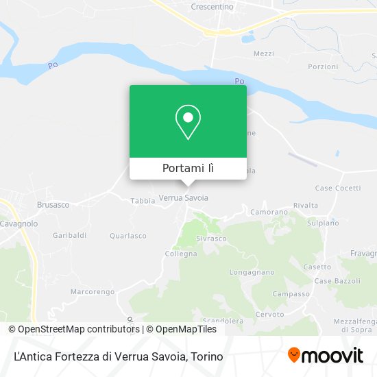 Mappa L'Antica Fortezza di Verrua Savoia
