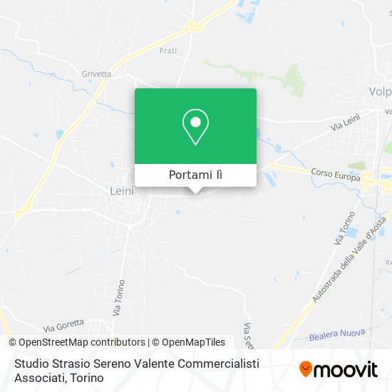 Mappa Studio Strasio Sereno Valente Commercialisti Associati