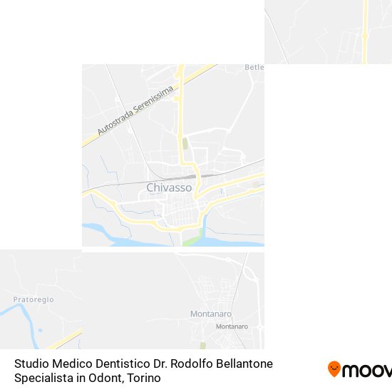 Mappa Studio Medico Dentistico Dr. Rodolfo Bellantone Specialista in Odont