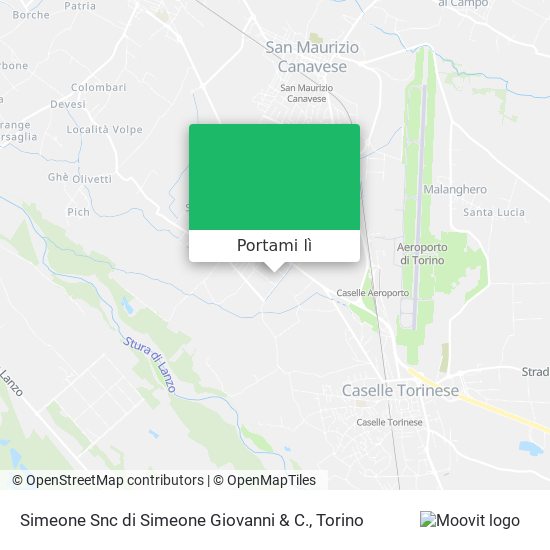 Mappa Simeone Snc di Simeone Giovanni & C.