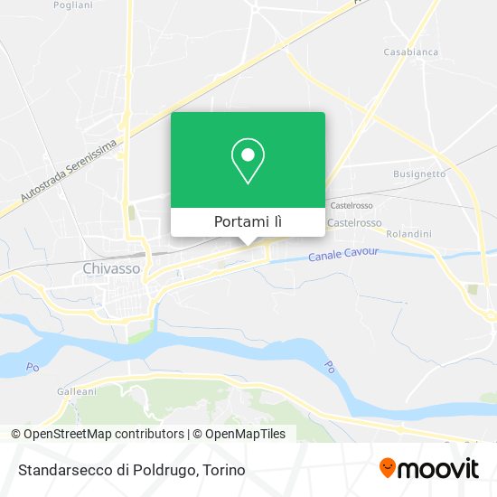 Mappa Standarsecco di Poldrugo