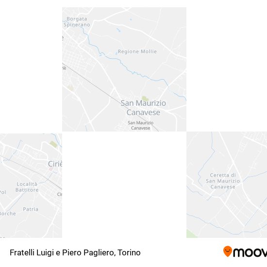 Mappa Fratelli Luigi e Piero Pagliero