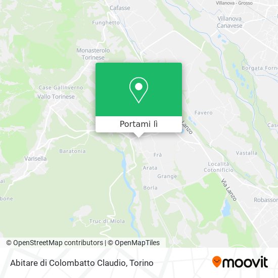 Mappa Abitare di Colombatto Claudio