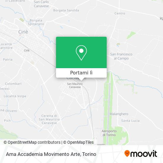 Mappa Ama Accademia Movimento Arte
