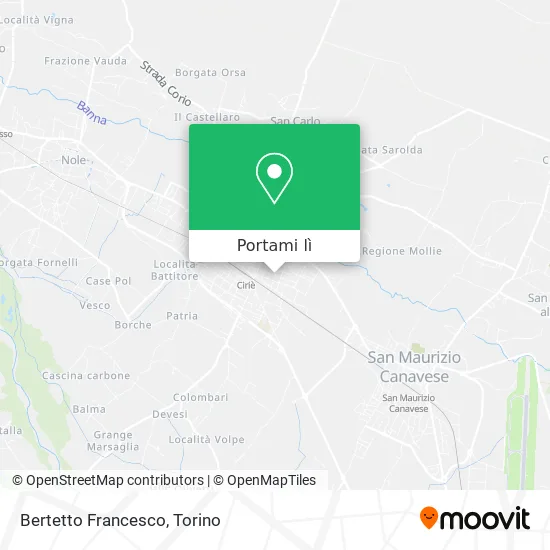 Mappa Bertetto Francesco