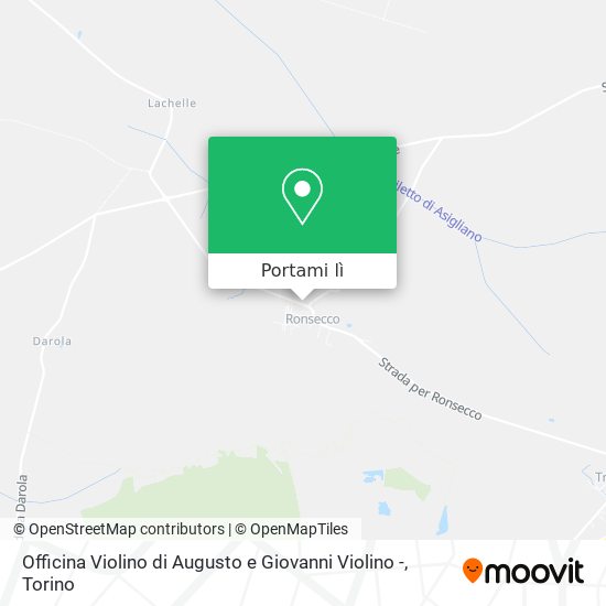 Mappa Officina Violino di Augusto e Giovanni Violino -