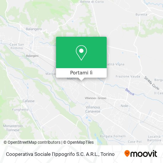 Mappa Cooperativa Sociale l'Ippogrifo S.C. A.R.L.