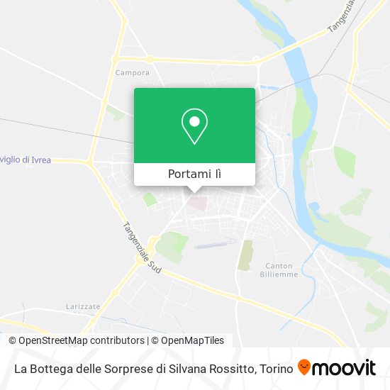 Mappa La Bottega delle Sorprese di Silvana Rossitto