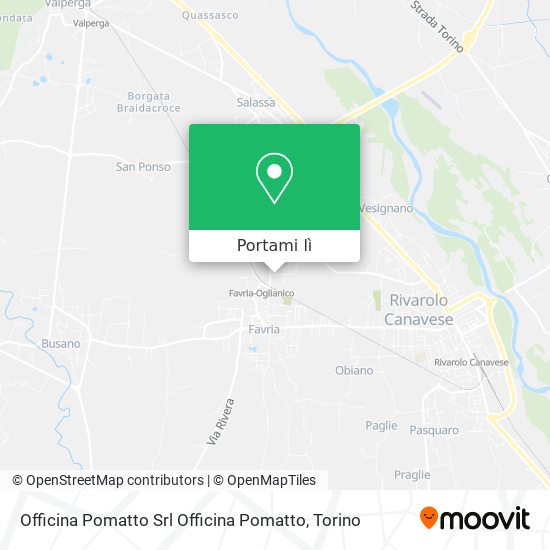 Mappa Officina Pomatto Srl Officina Pomatto