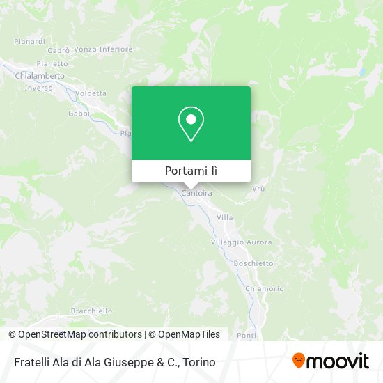 Mappa Fratelli Ala di Ala Giuseppe & C.
