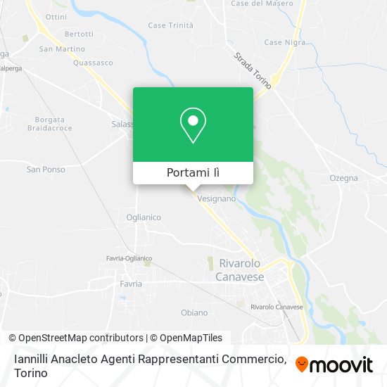 Mappa Iannilli Anacleto Agenti Rappresentanti Commercio