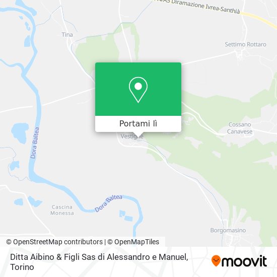 Mappa Ditta Aibino & Figli Sas di Alessandro e Manuel