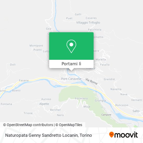 Mappa Naturopata Genny Sandretto Locanin