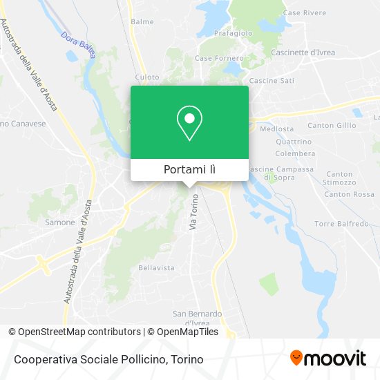 Mappa Cooperativa Sociale Pollicino
