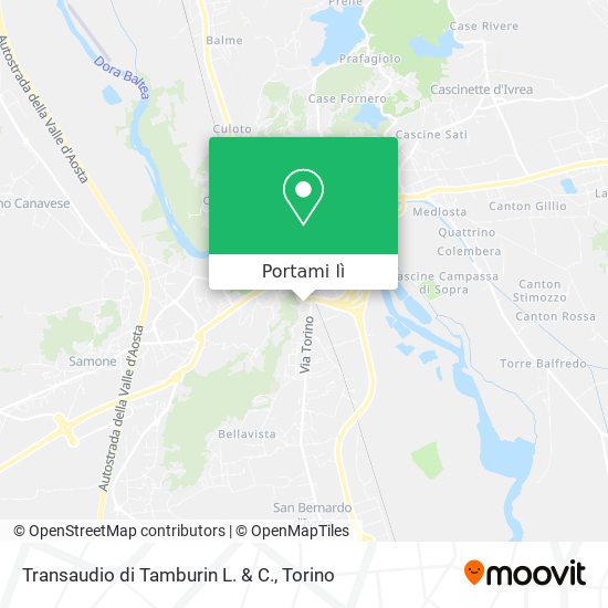 Mappa Transaudio di Tamburin L. & C.