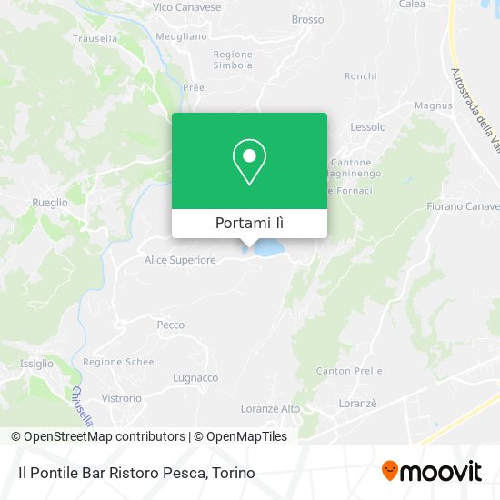 Mappa Il Pontile Bar Ristoro Pesca